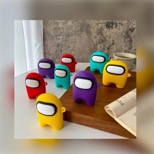 AIRPOD 1 & 2 AMONG US PROTECTIVE CASE W/KEYRING (multiple)